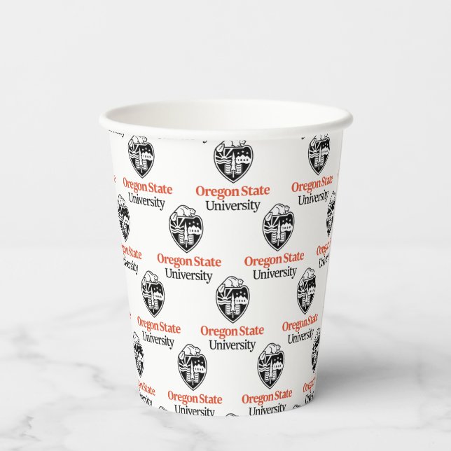 Oregon State University Paper Cups (Back)