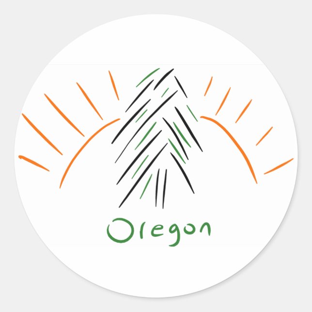 Oregon Sticker (Front)