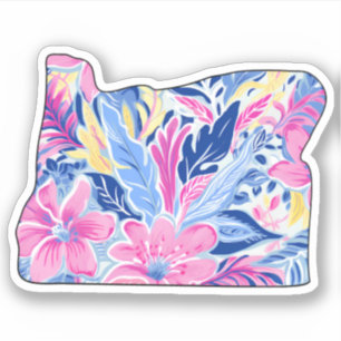 Oregon - Summer Sticker - Lilly Inspired