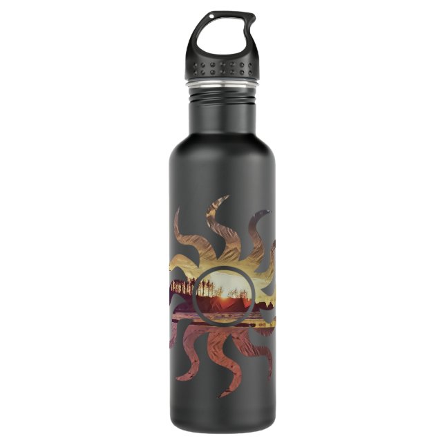 Oregon Sunset 710 Ml Water Bottle (Front)