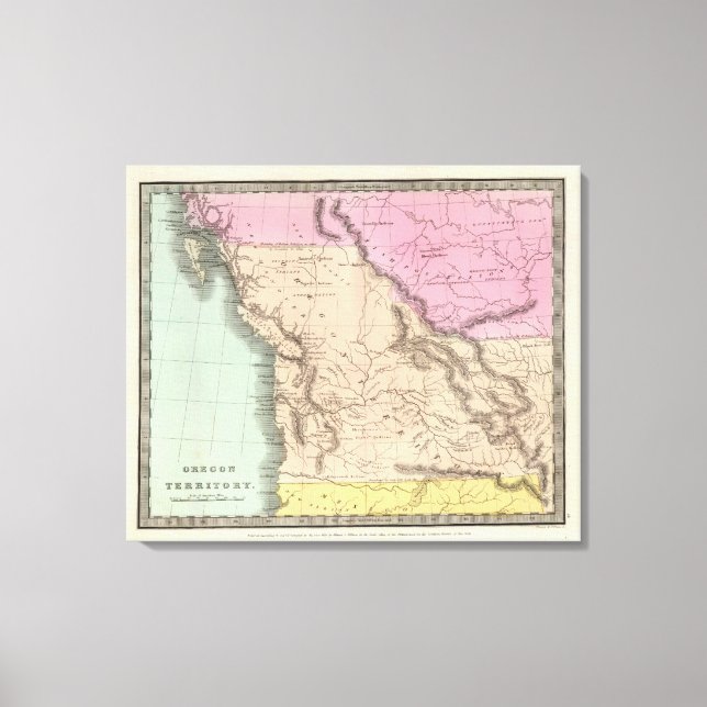 Oregon Territory Canvas Print (Front)