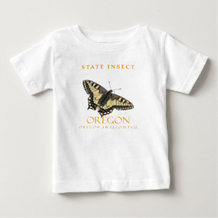 Oregon Territory Insect The Oregon Swallowtail Baby T-Shirt