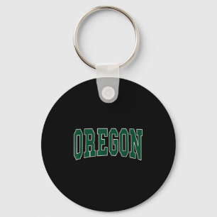 Oregon - Throwback Design - Clic  Keychain