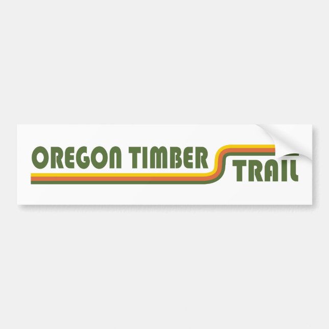 Oregon Timber Trail Bumper Sticker (Front)