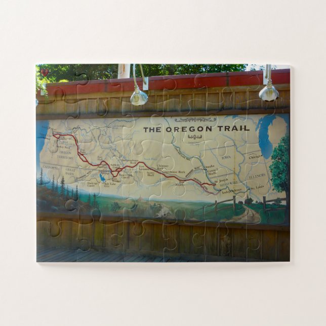 Oregon Trail Jigsaw Puzzle (Horizontal)