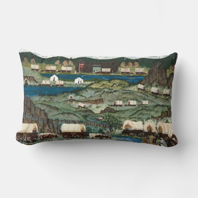 Oregon Trail Lumbar Pillow (Front)