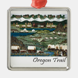 Oregon Trail Metal Ornament