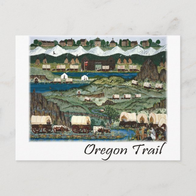 Oregon Trail Postcard (Front)