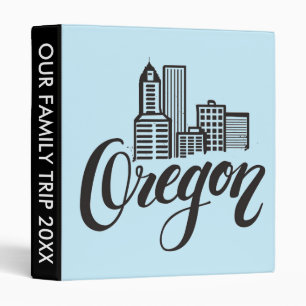 Oregon Typography Design Binder