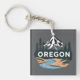 Oregon United States of America Keychain