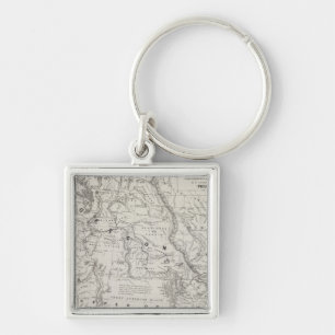 Oregon, Upper California and New Mexico 2 Keychain