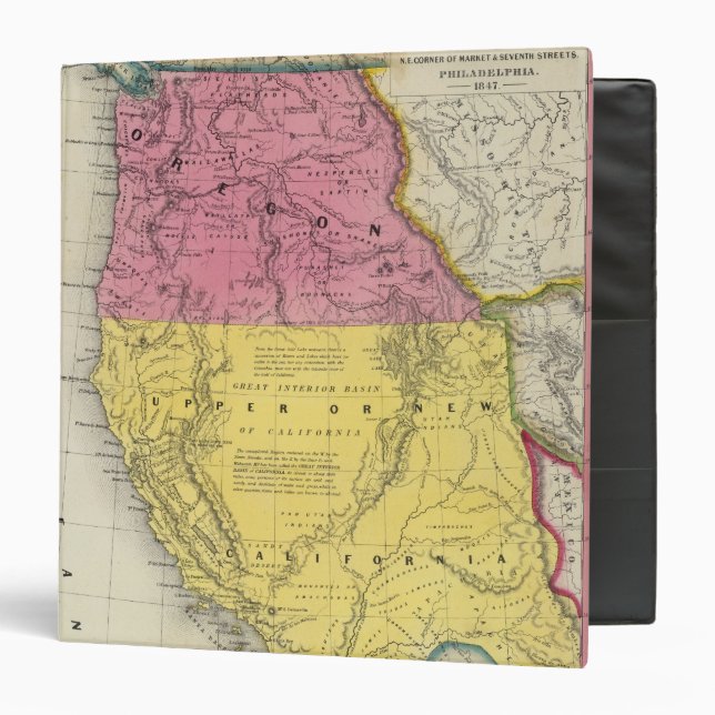 Oregon & Upper California Binder (Front/Inside)