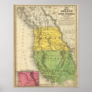Oregon, Upper California Poster