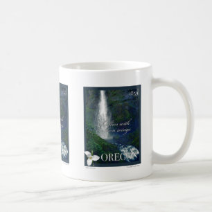 Oregon Waterfall Poster Coffee Mug