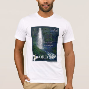 Oregon Waterfall Poster T-Shirt