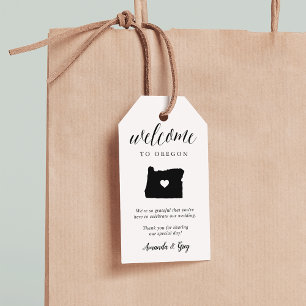 Oregon Wedding Welcome Favour Gift Tags