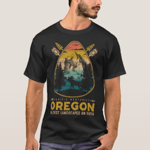 Oregon Wildest Landscapes On Earth Wandering Hikin T-Shirt