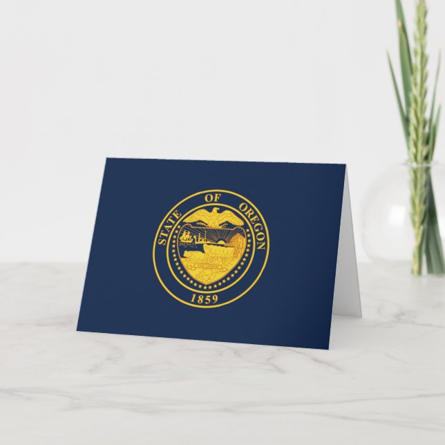 Oregonian Seal, Seal of Oregon Card (Front)