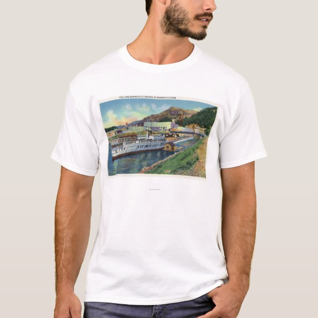 OregonLake Bonneville Steamer Docked at the T-Shirt (Front)