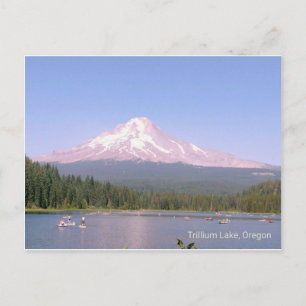 Oregon's beautiful Trillium Lake Postcard