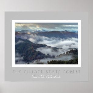Oregon's Elliott State Forest- Protect Public Land Poster