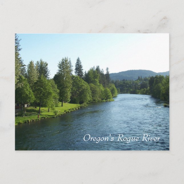 Oregon's Rogue River Postcard (Front)