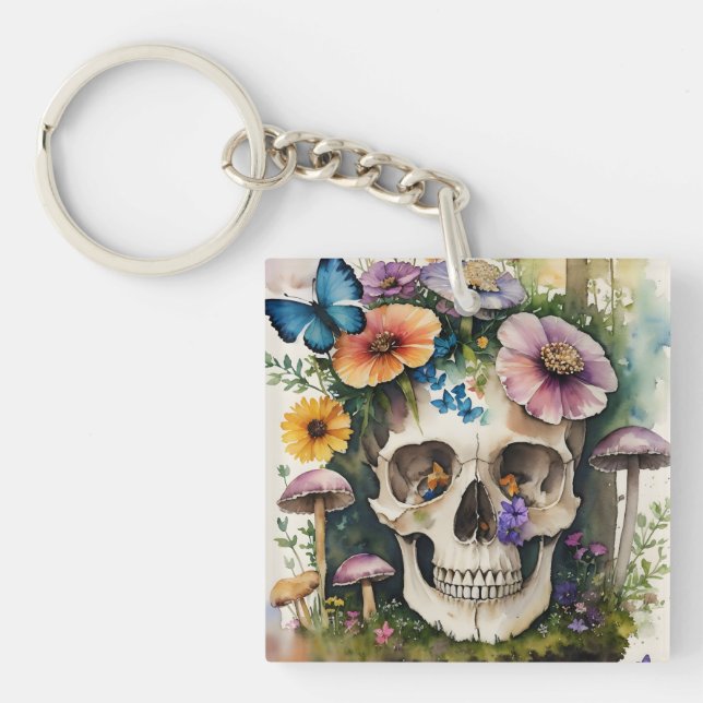 Oreille de champignon Art de l'aquarelle florale (Devant)