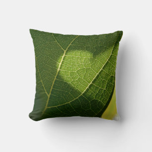 Oreiller à feuille de cœur de lumière solaire