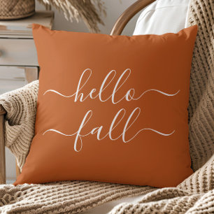 Oreiller à jet d'automne - Décor minimaliste