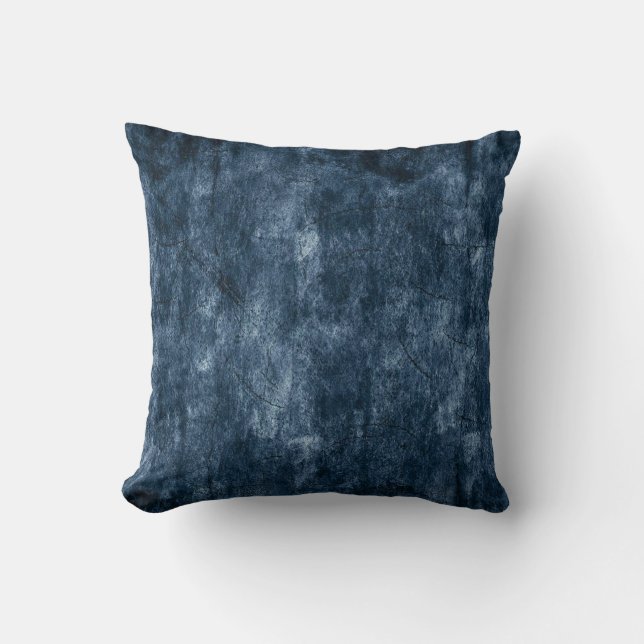Oreiller à jet de coton de catégorie A/Denim (Recto)