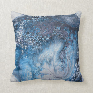 Oreiller à jet de glace bleu