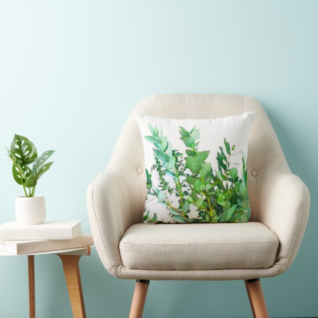 Oreiller à jet d'Eucalyptus (Chaise)
