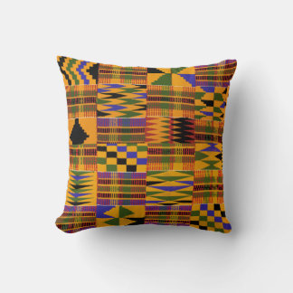 Oreiller à jet en polyester Kente