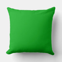 Oreiller à jet vert 20 po x 20 po