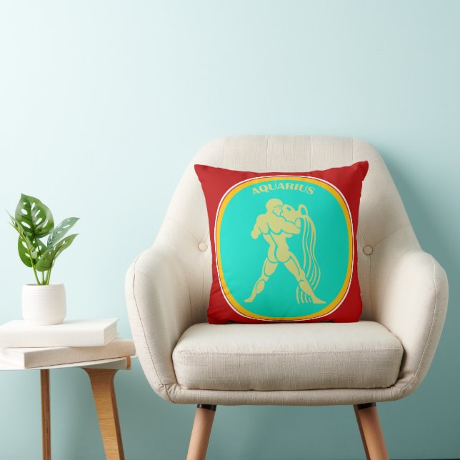 Oreiller à lancer Aquarius (Chaise)