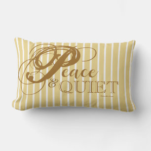 Oreiller à lancer calme et tranquillité (Caramel)