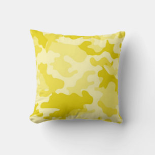 Oreiller à lancer Camo Jaune clair