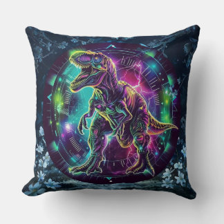 Oreiller à lancer de dinosaure de Neon