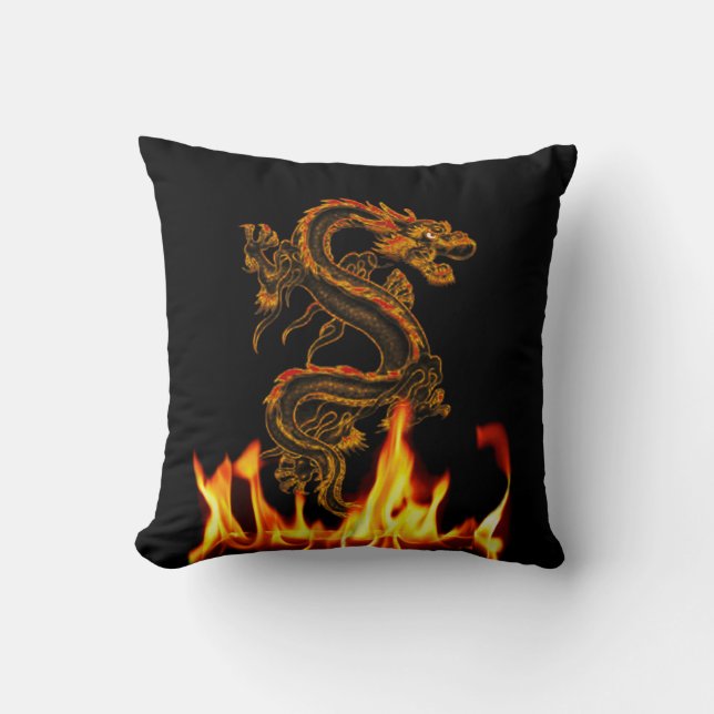Oreiller à lancer de dragon Imaginaire (Recto)