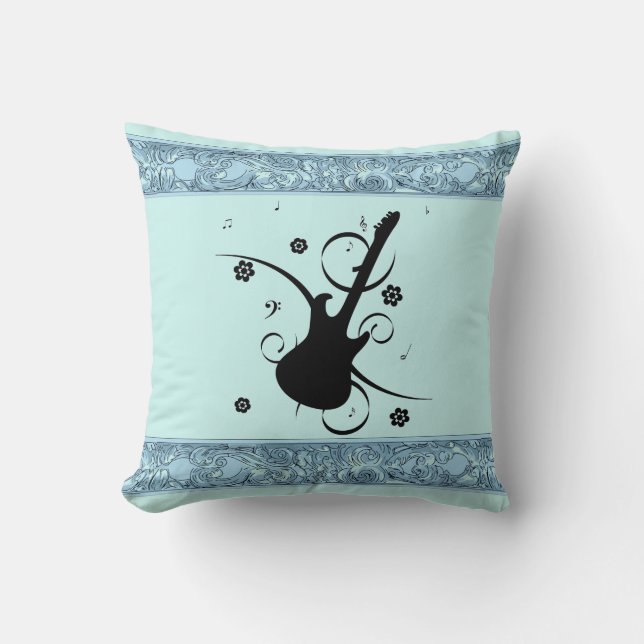 Oreiller à lancer de guitare (Recto)