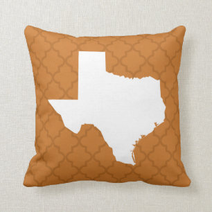 Oreiller à lancer de Quatrefoil State Home Texas