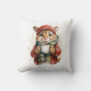 Oreiller à lancer de souris d'hiver