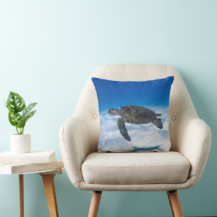 oreiller à lancer de tortue aquatique