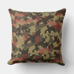 Oreiller à lancer décoratif Camo