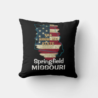 Oreiller à lancer d'état du Missouri personnalisé