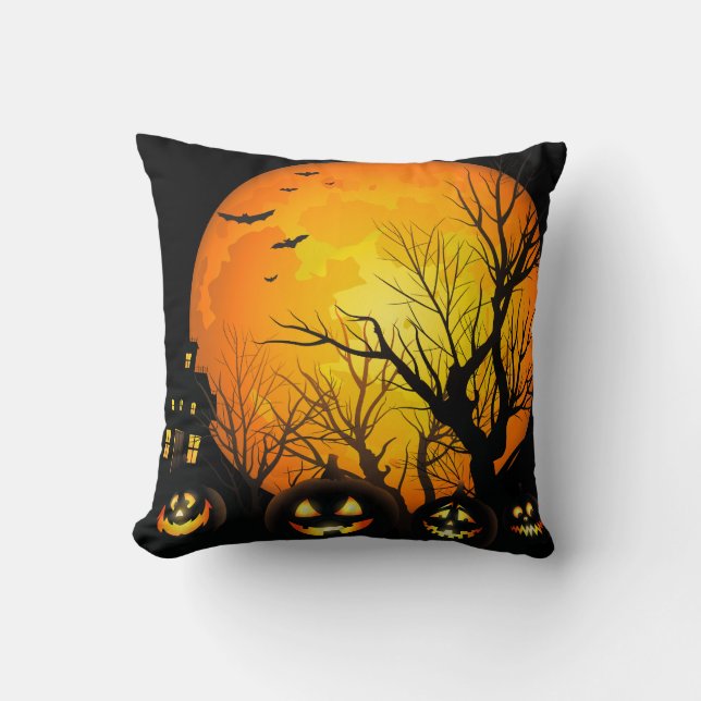 Oreiller à lancer d'Halloween (Recto)