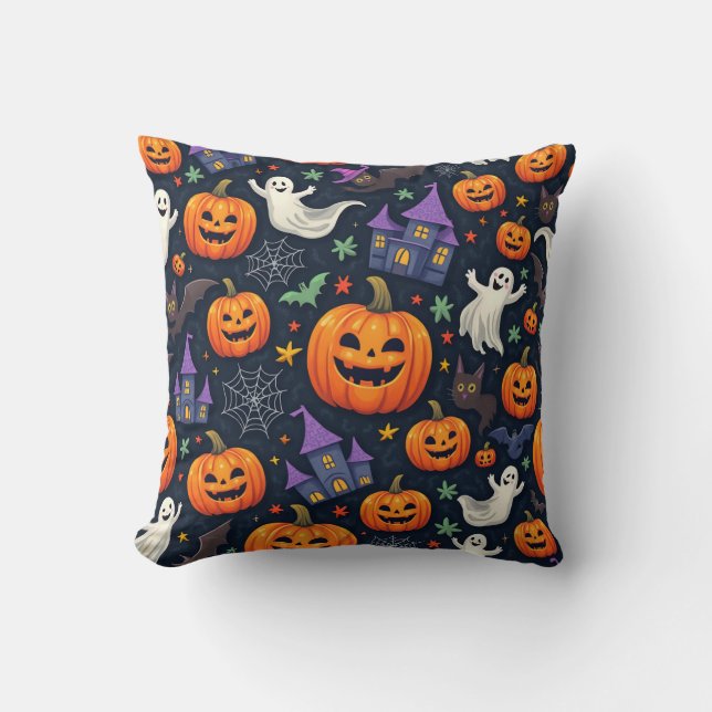 Oreiller à lancer d'Halloween (Recto)