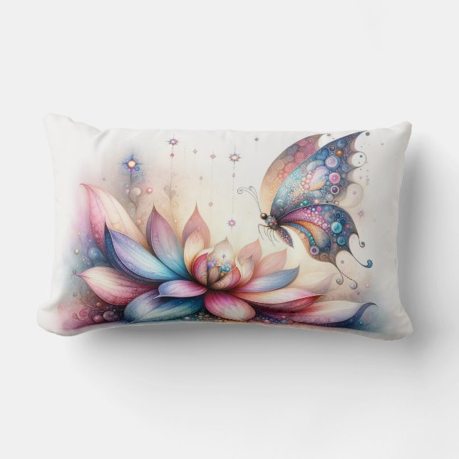 Oreiller à lancer d'Imaginaire papillon (Recto)