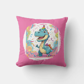 Oreiller à lancer Dinosaure Carton mignon avec Rai