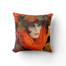 Oreiller à lancer du carnaval de Masque funky